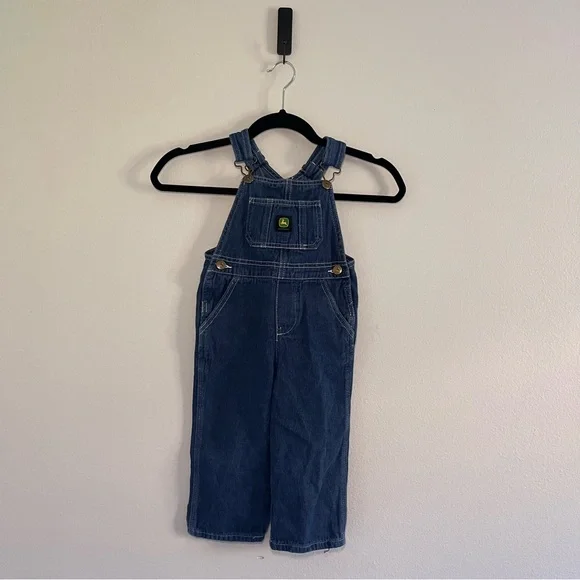 John Deere • Kids Long Denim Overalls - Picture 2 of 4